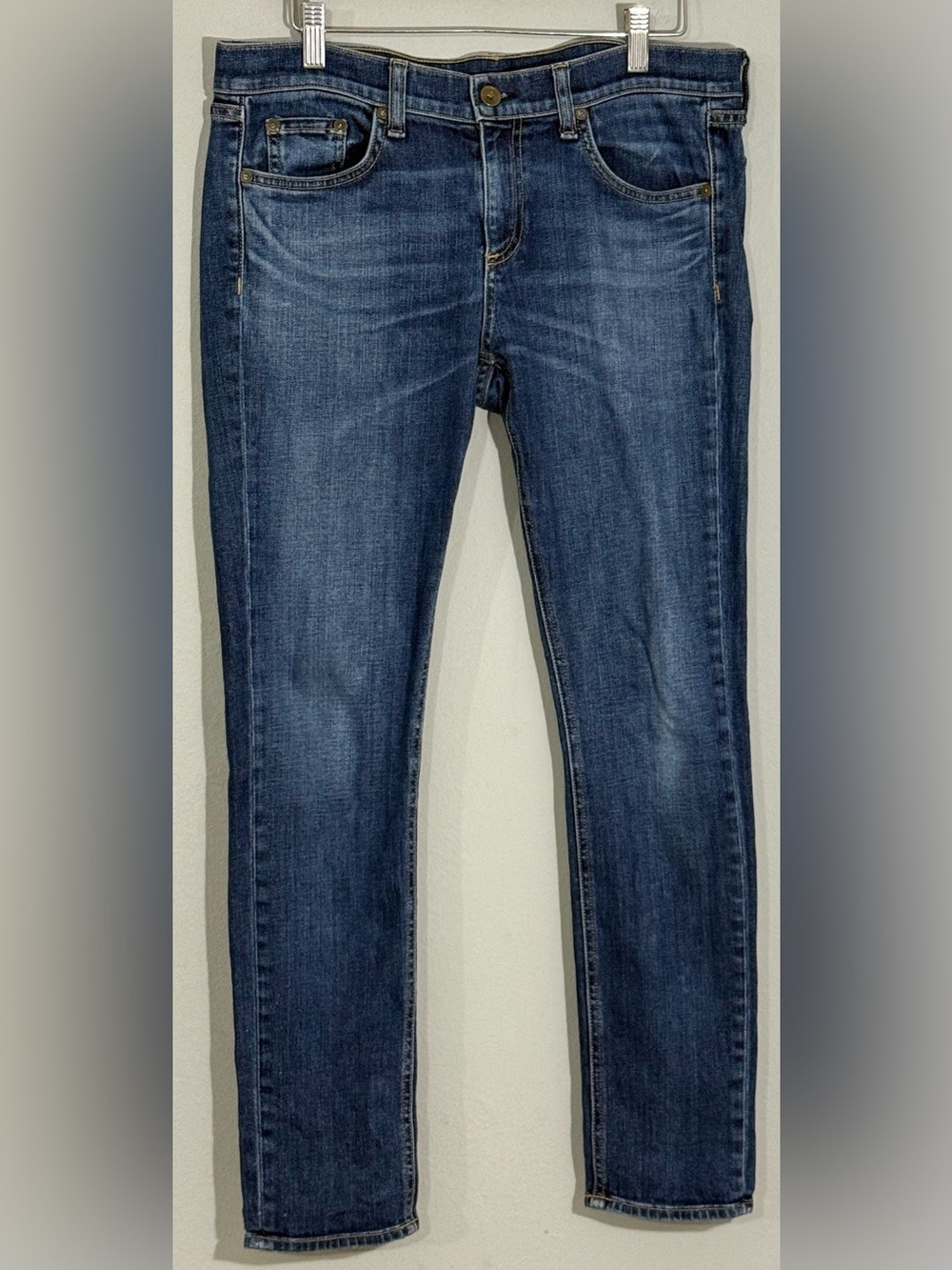 Rag & Bone Dre Jeans Women’s 29 Mid Rise Skinny Blue Made in USA